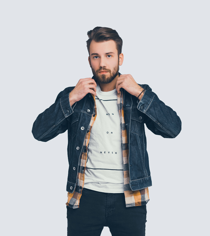 T-shirt with jacket for boy